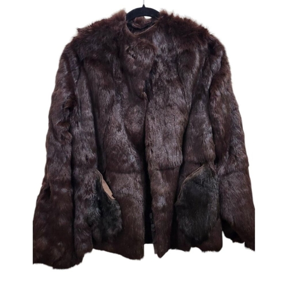 MAURIZIO PECORARO MILANG Reversible jacket made of natural rabbit fur  S… - Picture 10 of 16